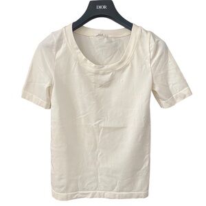 Wolford Women’s Roundneck Short Sleeve - Cream Size S